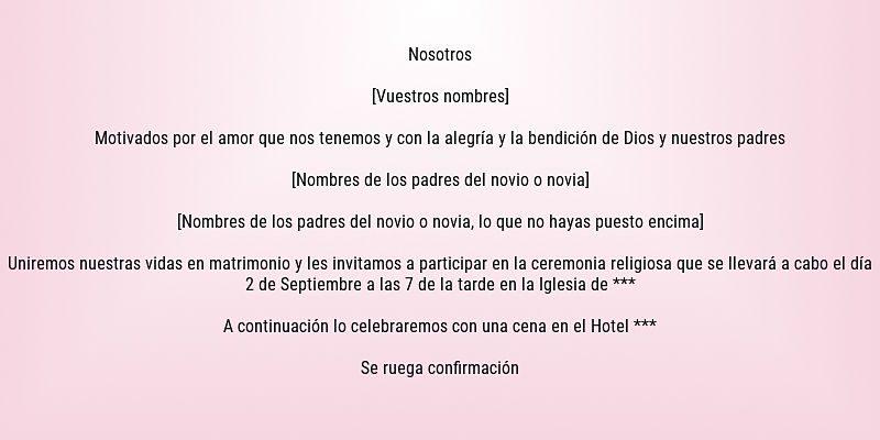 Invitación de boda 8