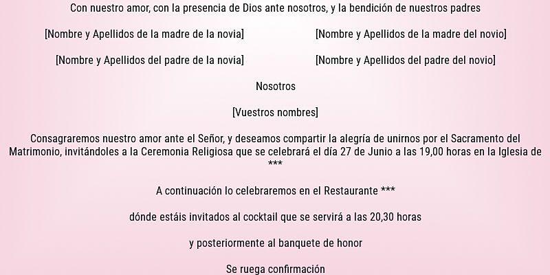 Invitación de boda 9
