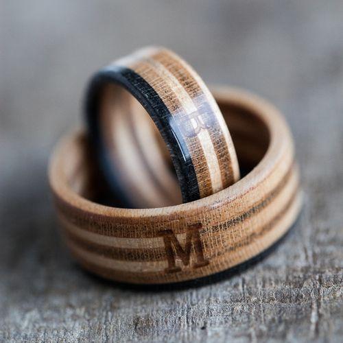 Alianzas de Boda de Madera