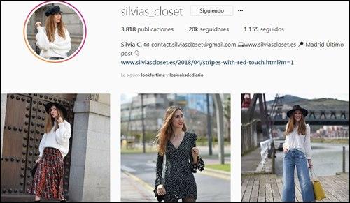 Perfiles de moda en Instagram