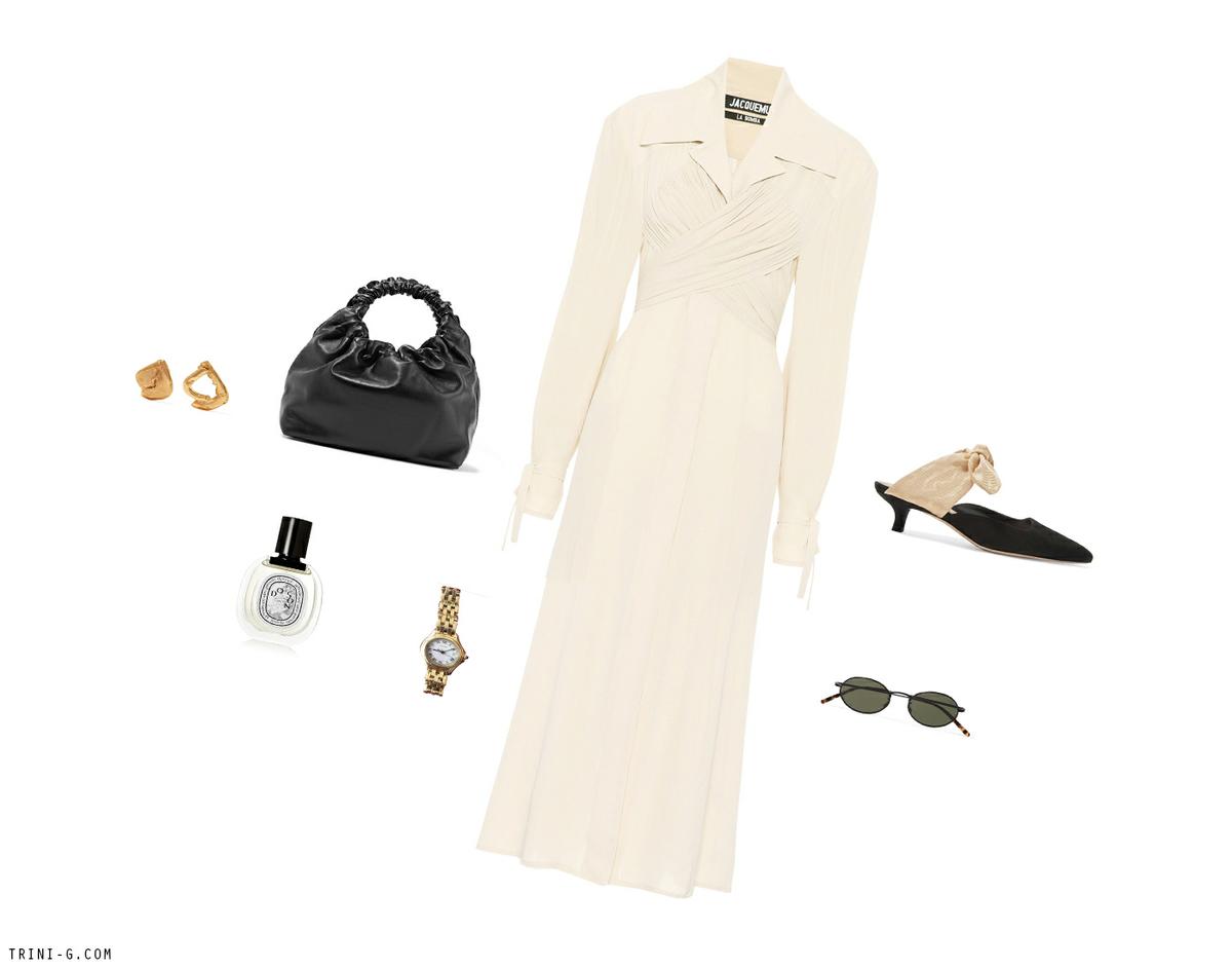 Trini | Jacquemus dress The Row shoes