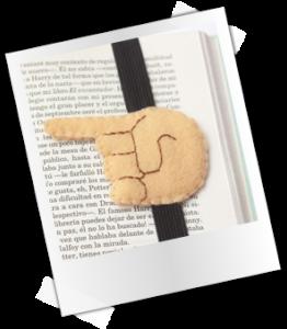 Patrones y tutoriales gratuitos: marcapáginas de fieltro mano