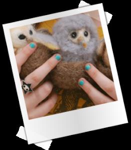 tutorial felting buhos