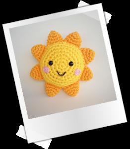 Patrones y tutoriales gratuitos: amigurumi sol