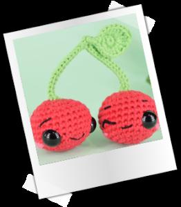 Patrones y tutoriales gratuitos: amigurumi cerezas