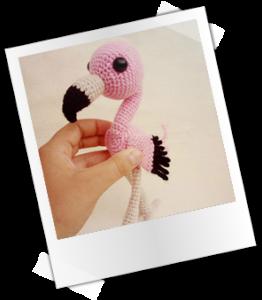 Patrones y tutoriales gratuitos: amigurumi flamenco