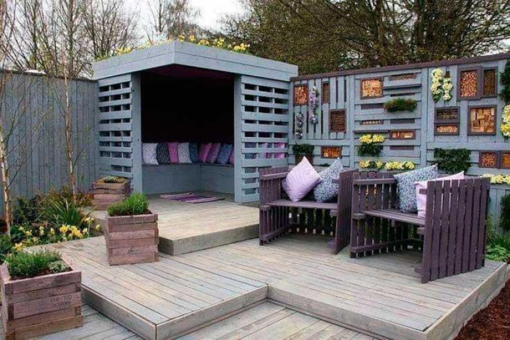  Muebles de palets para jardín