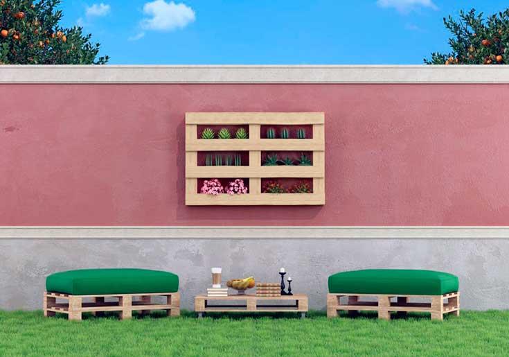 Muebles de palets para jardín