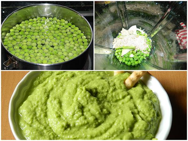 hummus de guisantes