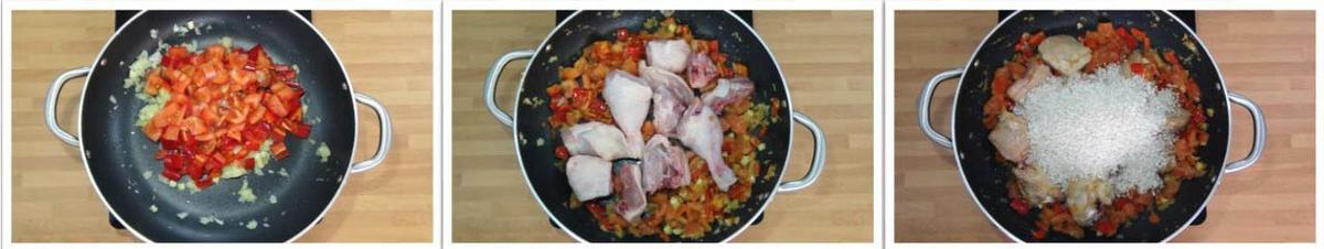 Arroz con pollo. Receta fácil y rápida