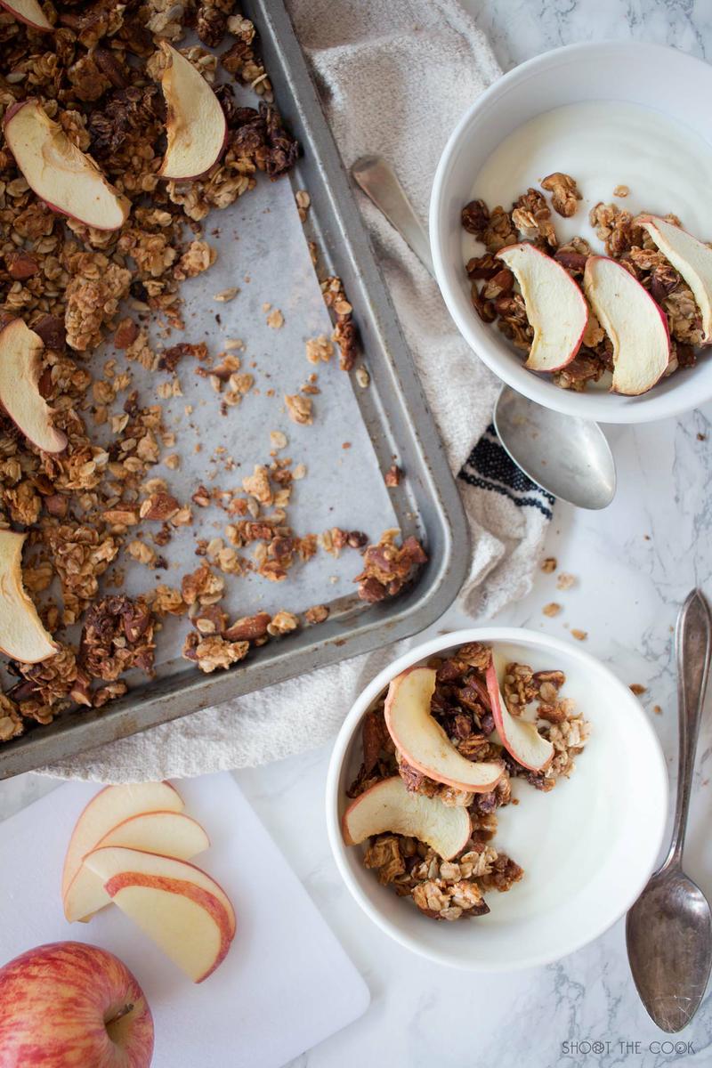 granola casera de almendras