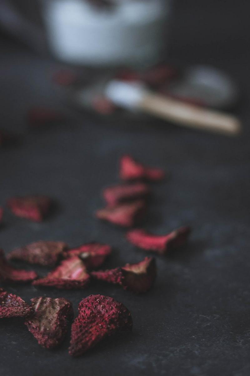 fresas deshidratadas