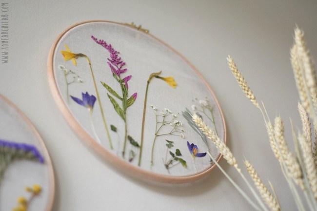 flores secas prensadas