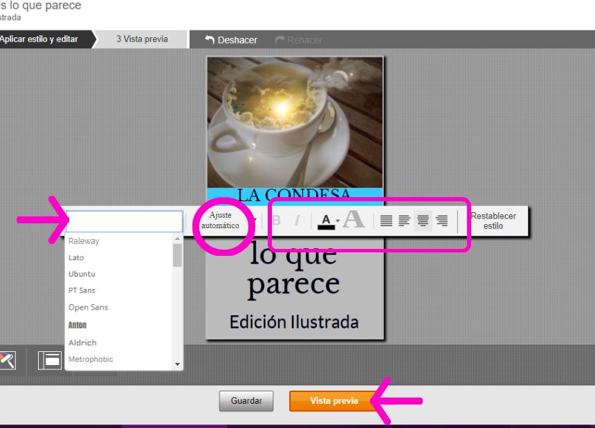 Captura de pantalla Creador de Portadas
