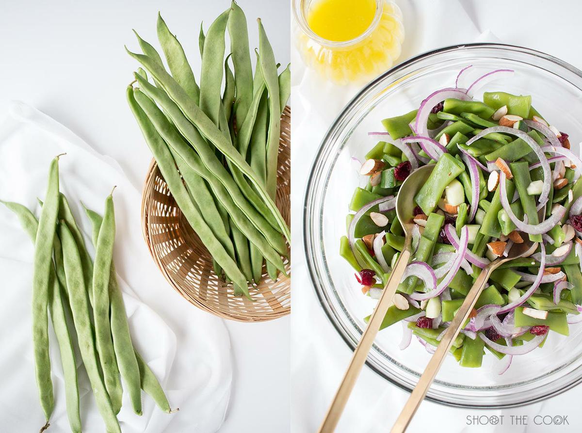 ensalada de judias verdes y arroz