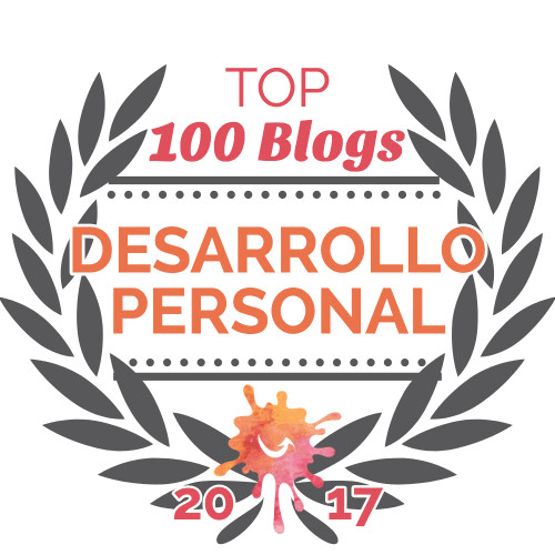 Distintivo Top 100 blogs de desarrollo personal