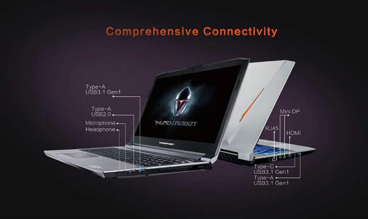 Thunderobot ST Plus analisis review y opinion de este portatil gaming con CPU intel Core i7 8GB de RAM SSD de 128GB disco duro de 1TB GPU NVIDIA GeForce GTX 1050 Ti especificaciones y precio