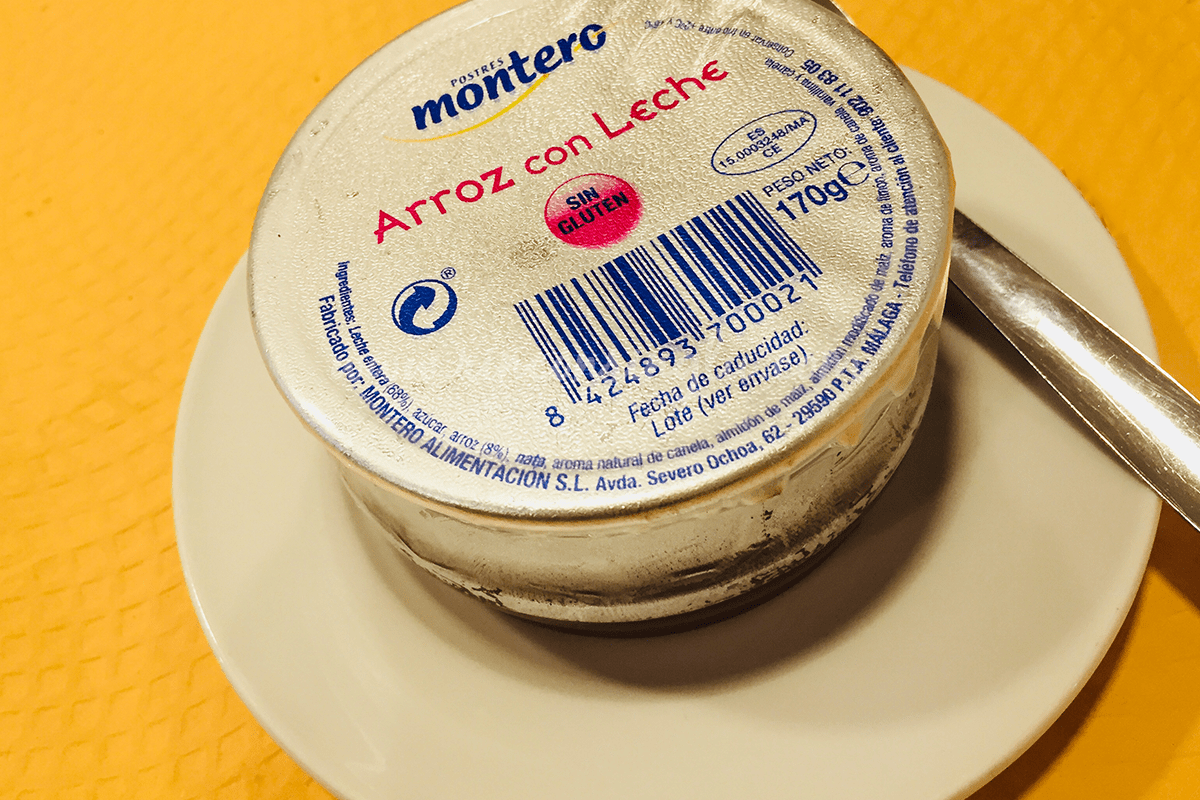 postres sin gluten en bar arturo