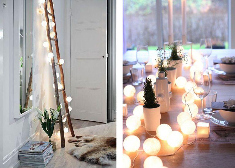 Decorando con Guirnaldas de luces