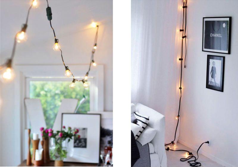 Decorando con Guirnaldas de luces