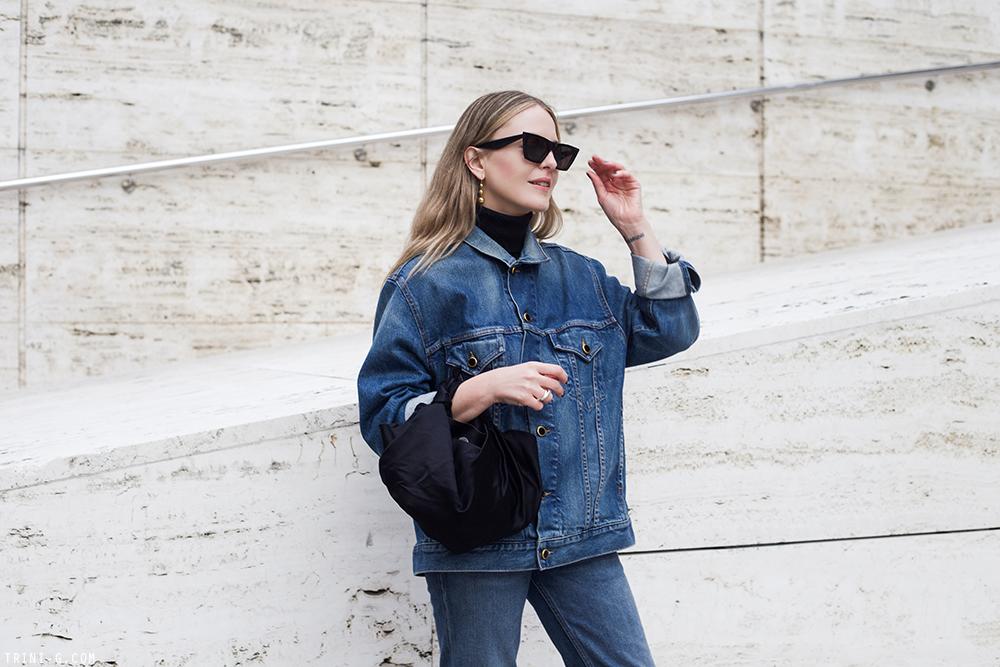 Trini | Khaite denim jacket Acne Studios jeans