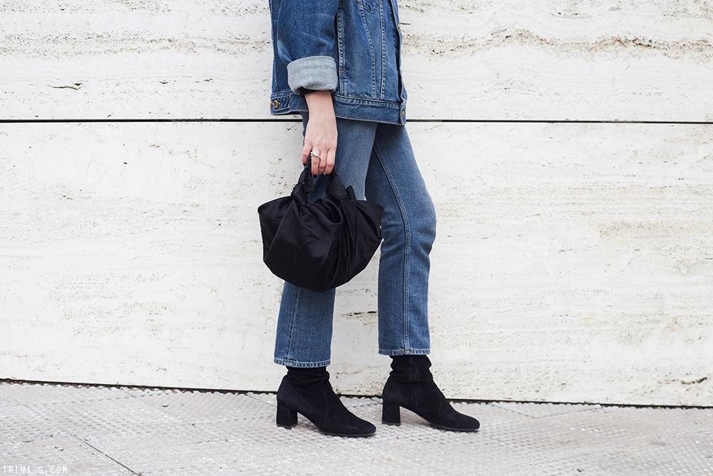 Trini | Khaite denim jacket Acne Studios jeans