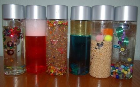 botellas sensoriales para niños