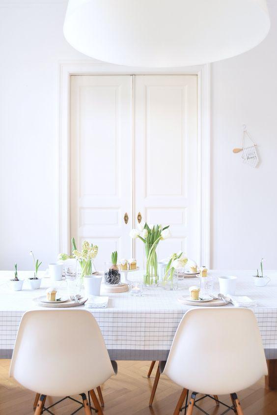 mesa primaveral de cumpleaños