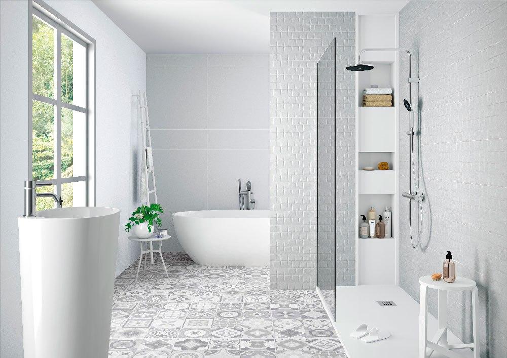 pure azulejos hidraulicos en ambientes modernos peronda gala y pamesa