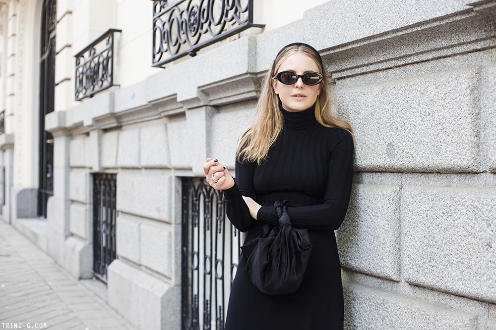 Trini | Acne Studios turtleneck The Row skirt