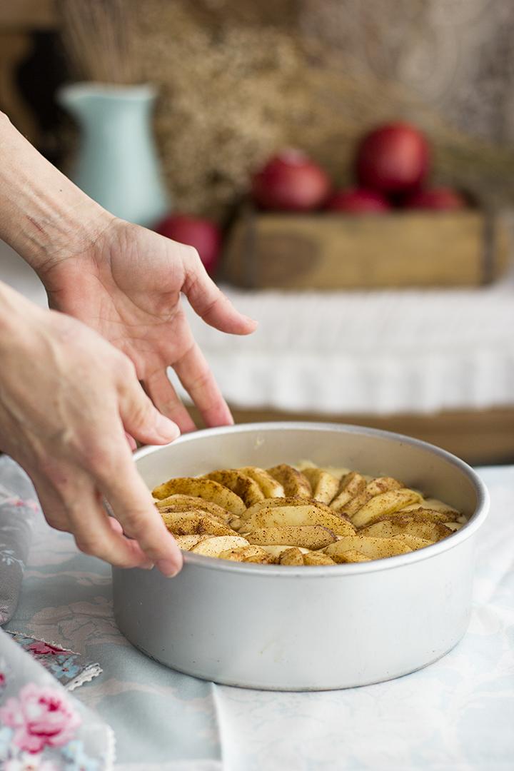 Como hacer el Pastel de Manzana y Almendras
