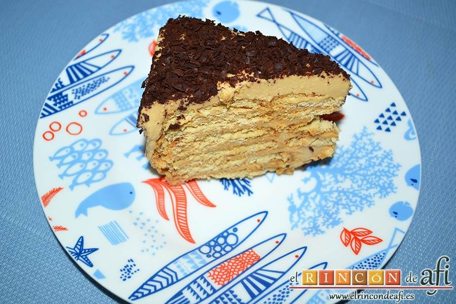 Chocotarta, sugerencia de presentación