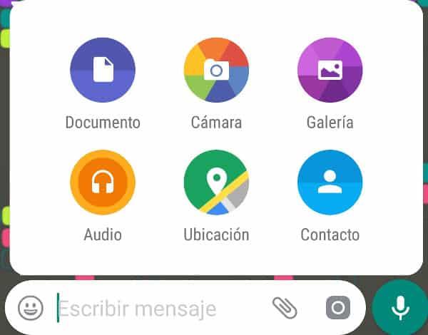 Compartir ubicacion en Whatsapp