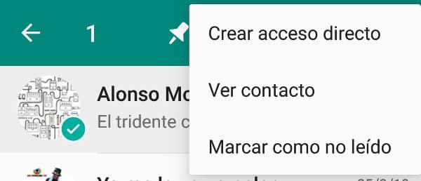 Marcar chat leido en whatsapp