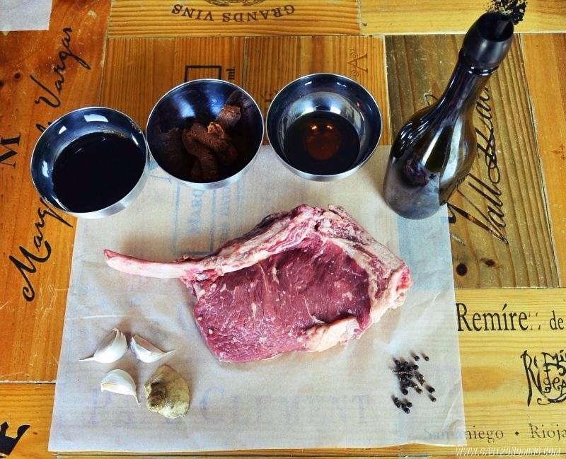 cowboy steak con miso rojo