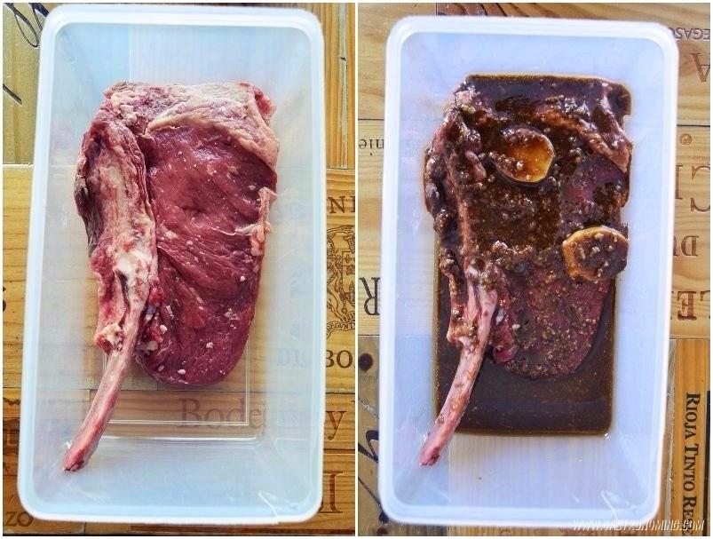 cowboy steak con miso rojo