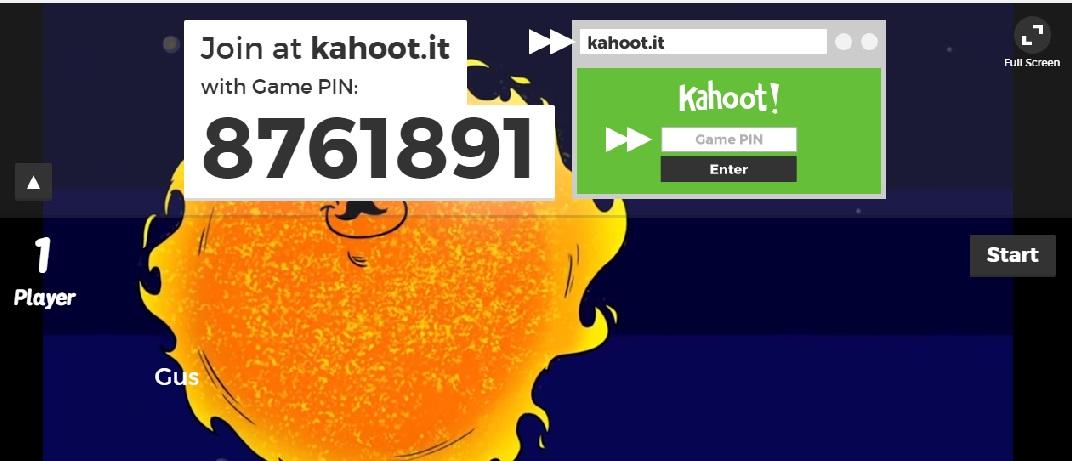 Pantalla que muestra los jugadores activos.