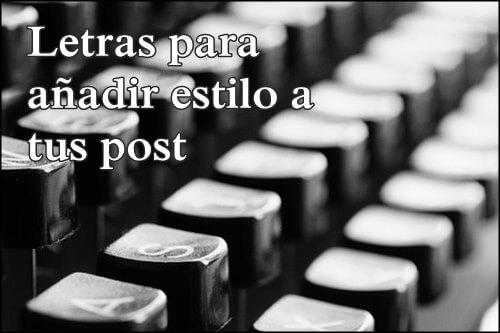 Letras para Instagram