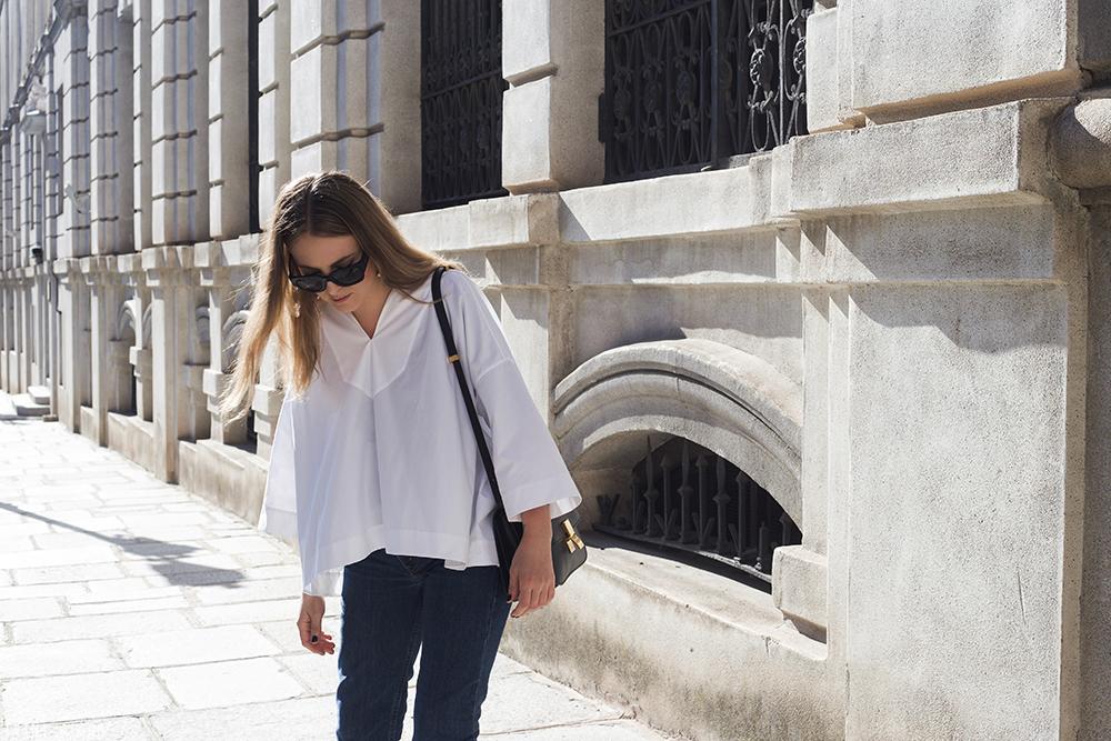 Trini | Balenciaga top Levis jeans