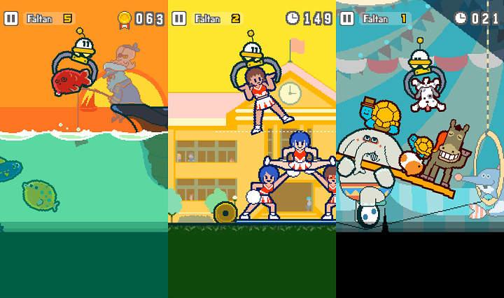 Juego de ovnis con un gancho rompecabezas de accion de los creadores de Kirby y Supoer Smash Bros