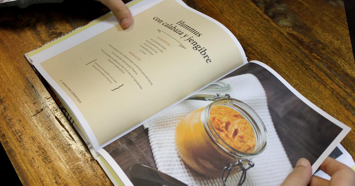 Hummus con calabaza y jengibre. Hummusmanía, de Oberon