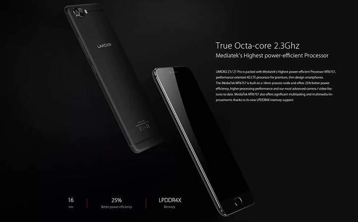 UMIDIGI Z1 Pro analisis review en español de este móvil con 6GB de RAM batería de 4000mAh con carga rápida, CPU Helio P20 a 2.3GHz y cámara dual de 13MP+5MP especificaciones precio y opinión