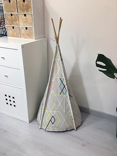 diy tipi mascota decoration home