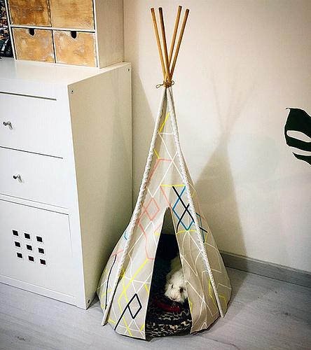 diy tipi indio mascotas pets decoracion