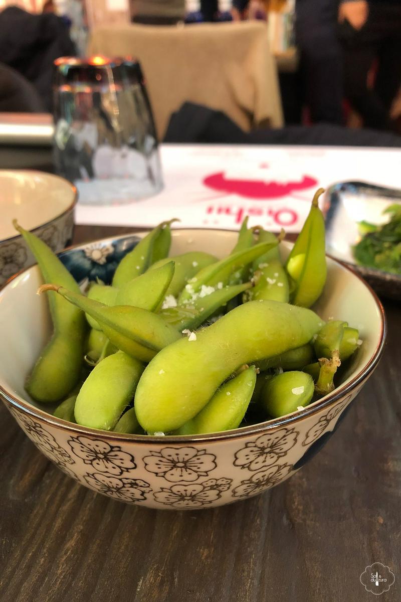 Edamame oishii ramen street barcelona