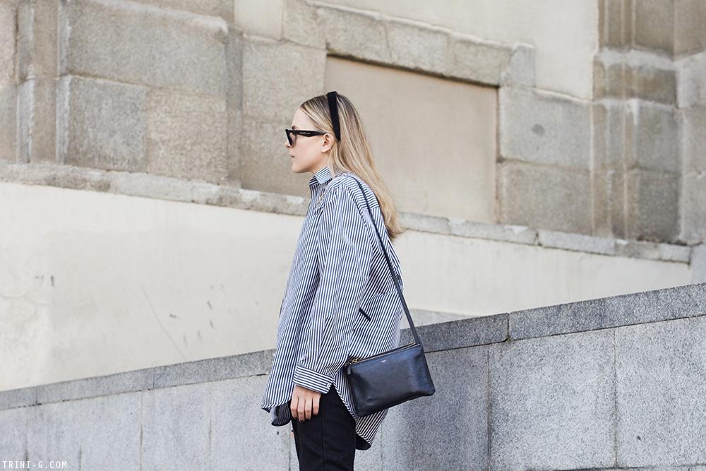 Trini | Balenciaga striped shirt Levis 501 jeans
