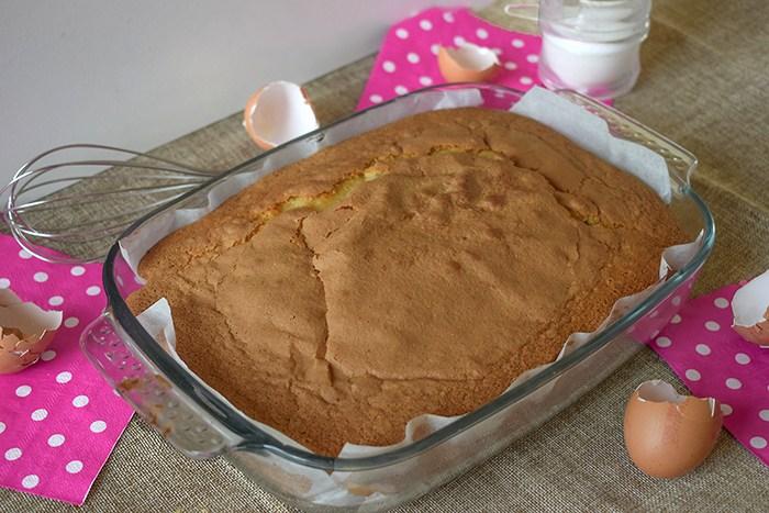 como hacer bizcocho de nata (crema de leche)