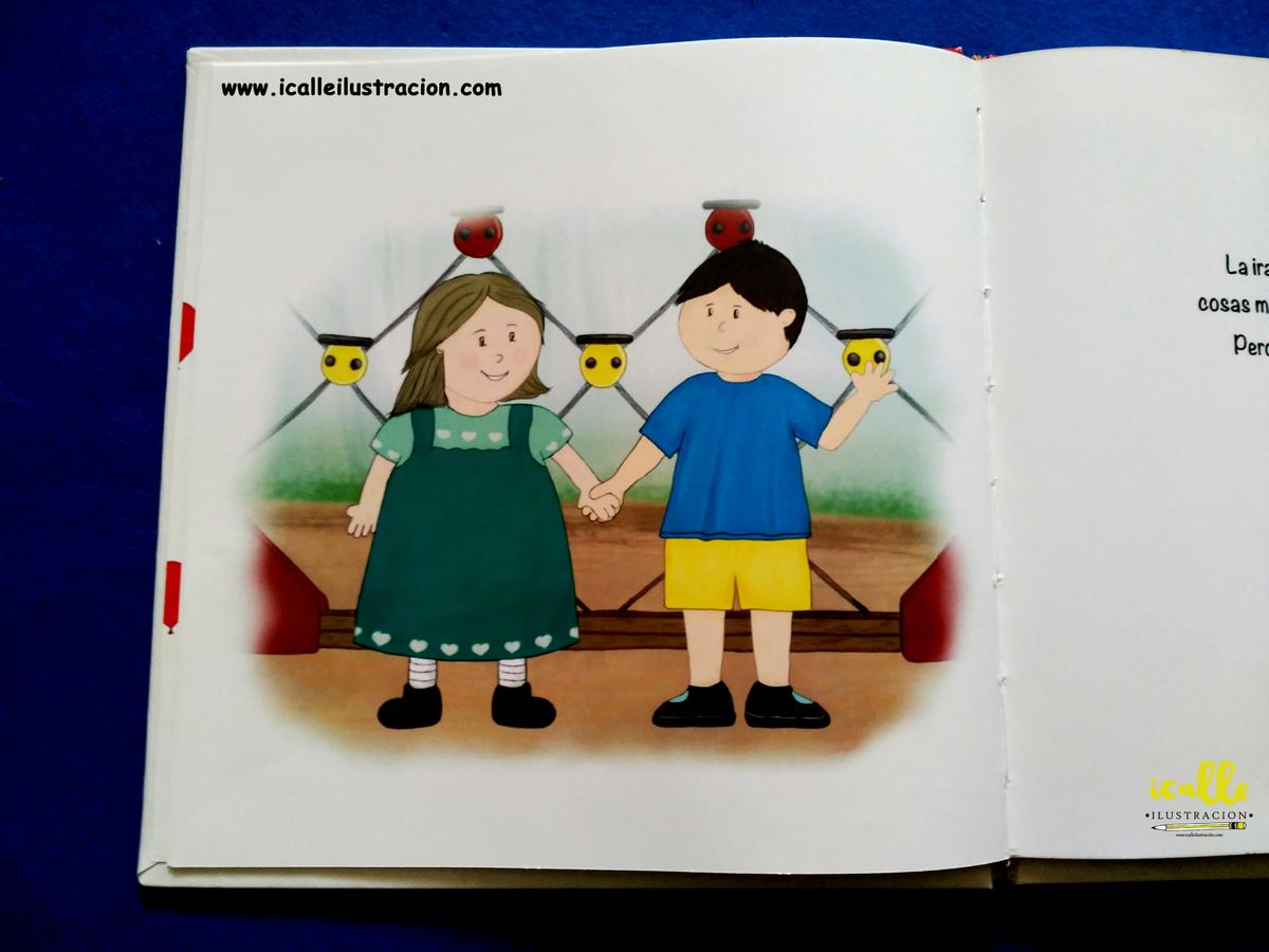 Carlota no quiere hablar metáfora e ilustración