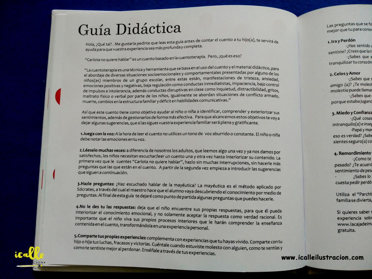 Carlota no quiere hablar Guía Didáctica