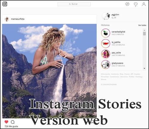 Asi lucen las nuevas stories version web